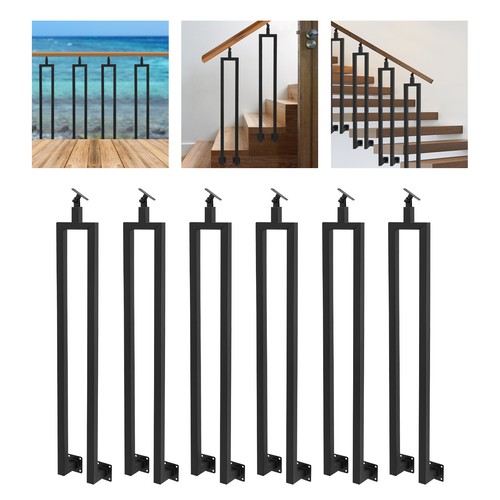 Stair railing posts - stair,